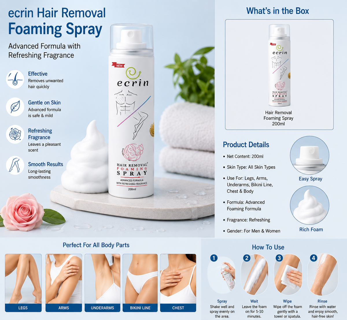 Hair Removal Spray