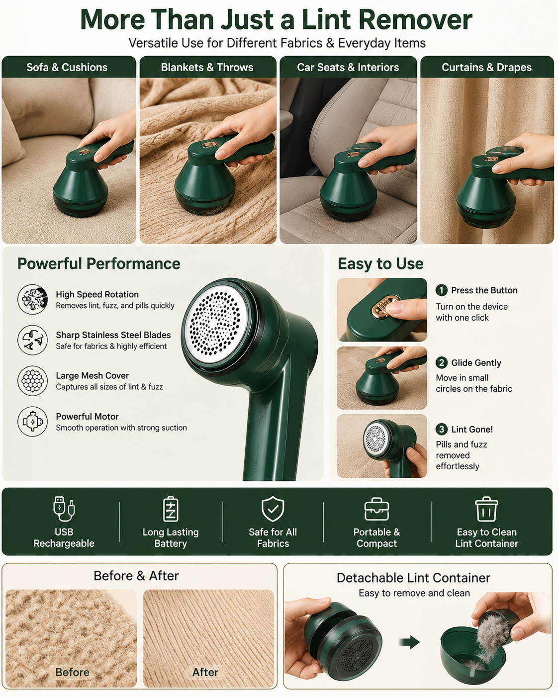 Electric Lint Remover