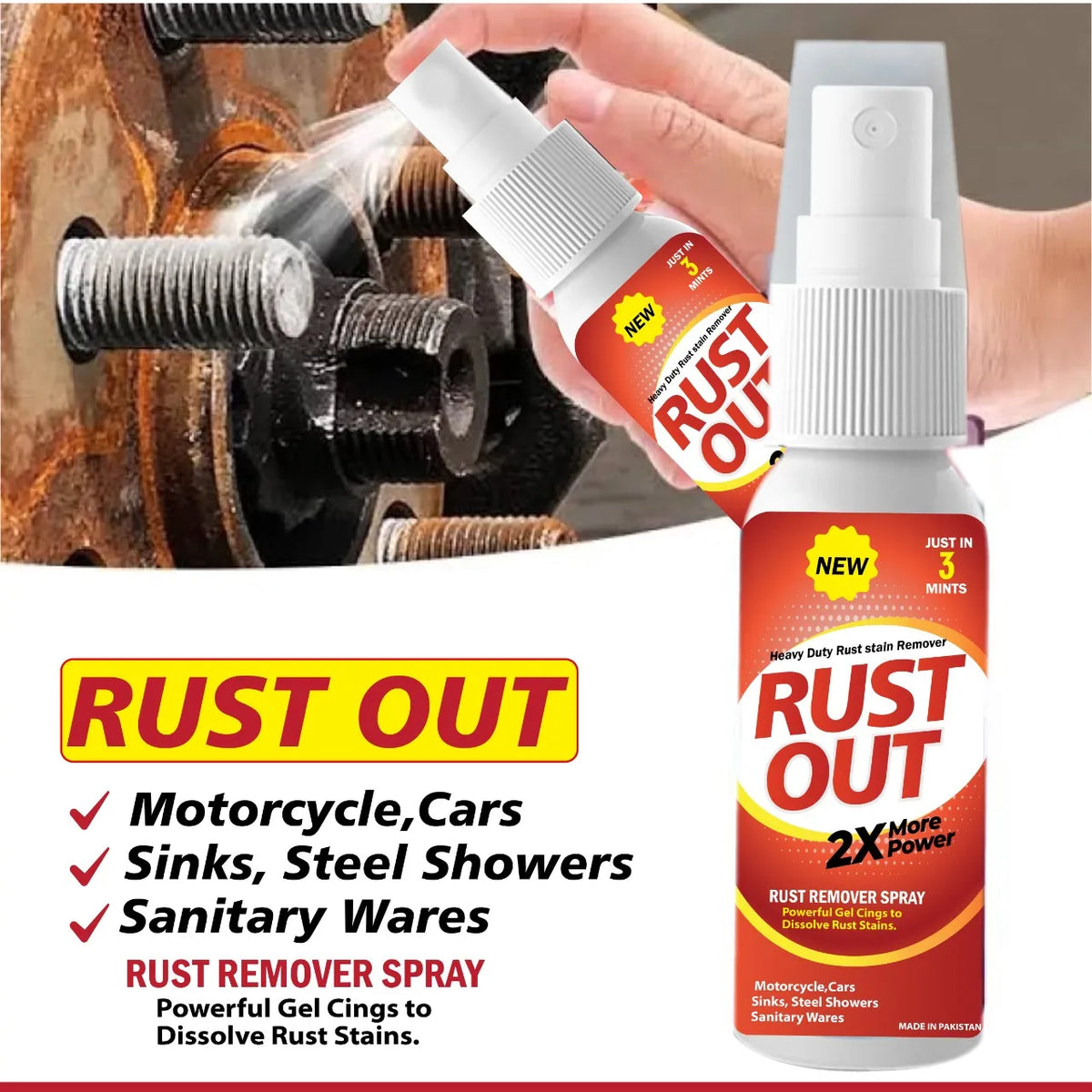 Rust Removal Spray – Powerful Rust & Stain Remover